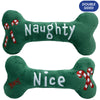 Huxley & Kent Huxley & Kent - Naughty Nice Bone Dog Toy: Large