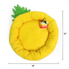 TONBO pet beds Pineapple Pet Bed and Cocktail Toy
