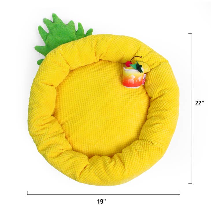 TONBO pet beds Pineapple Pet Bed and Cocktail Toy