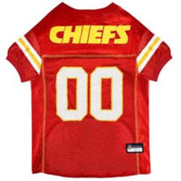 Pets First Tee's XS Kansas City Chiefs Mesh Dog Jersey
