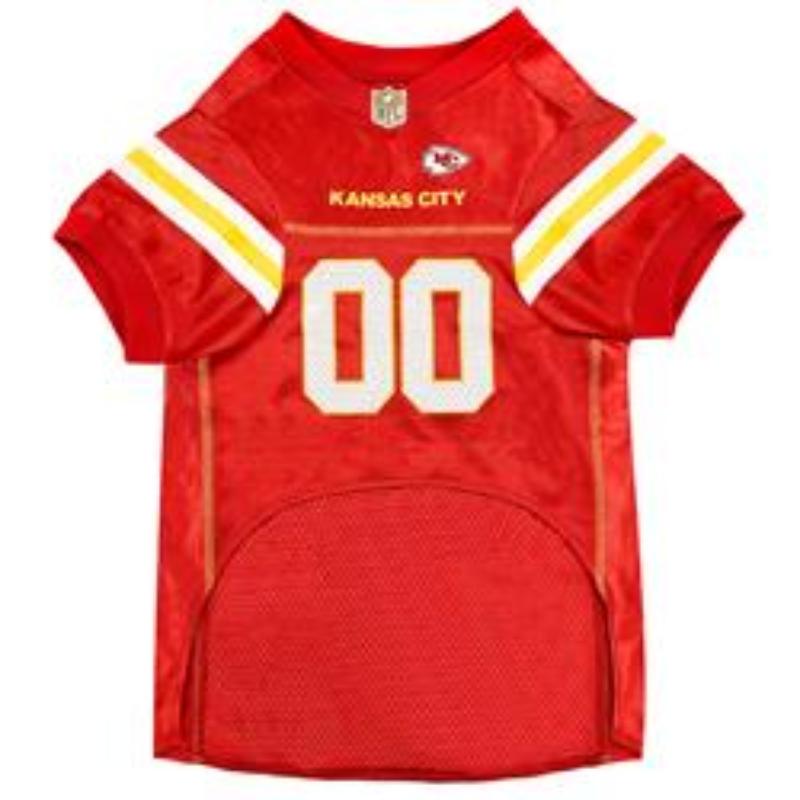 Pets First Tee's Kansas City Chiefs Mesh Dog Jersey