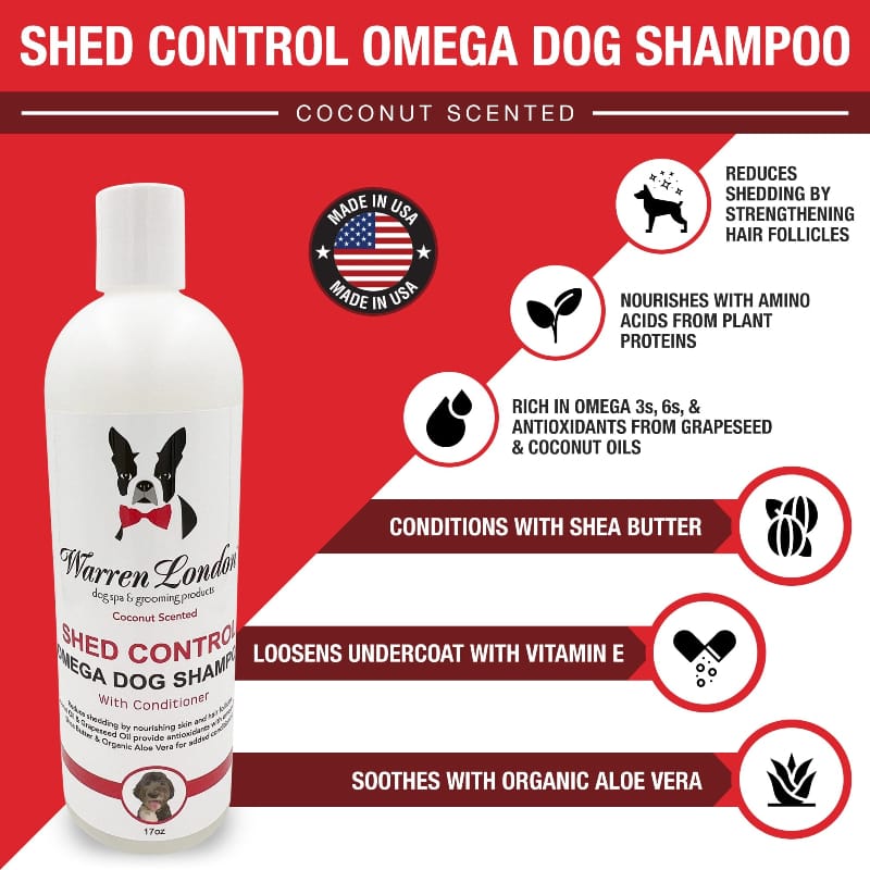 Warren London Dog Shampoo Shed Control Shampoo for Dogs
