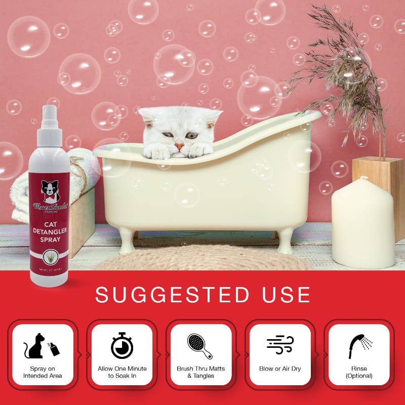 Warren London Cat Supplies Cat Detangler Spray - Unscented