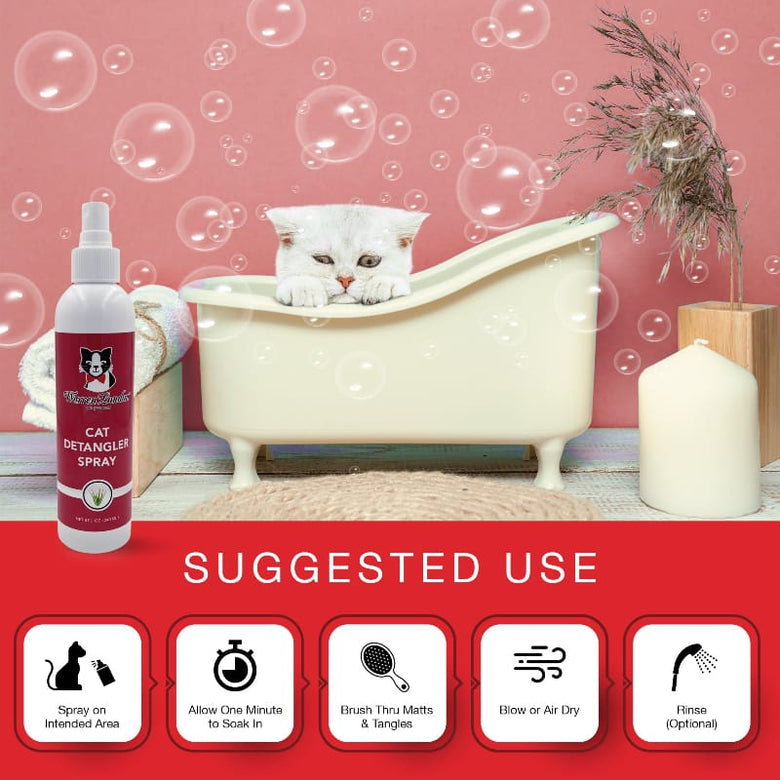 Warren London Cat Supplies Cat Detangler Spray - Unscented