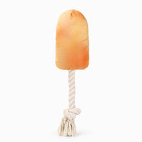 Hugsmart Products Inc dog toys Beach Daze Orange Popsicle Rope Plush Dog Toy