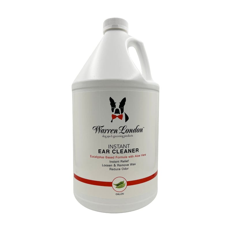 Warren London Spa Product 1 Gallon Instant Ear Cleaner For Dogs 12 oz or 1 gallon - Professional Size - Removes Wax and Odor