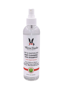 Warren London Dog Shampoo Green Apple Dry & Waterless Deep Cleaning Shampoo