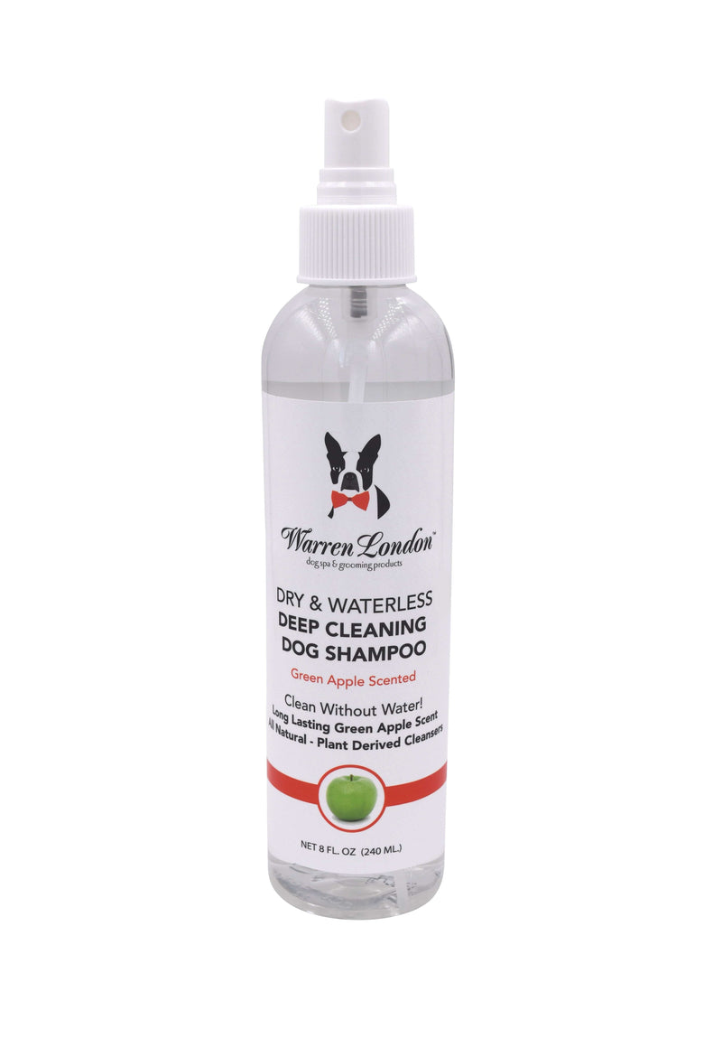 Warren London Dog Shampoo Green Apple Dry & Waterless Deep Cleaning Shampoo