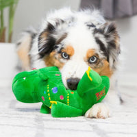 Christmas Tree Rex 2.0 Plush Squeaky Holiday Dog Toy - 2 Sizes