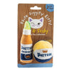 Haute Diggity Dog Cat Toys Purrona (Bottle & Ball) Cat Toy Set - 2 Pc