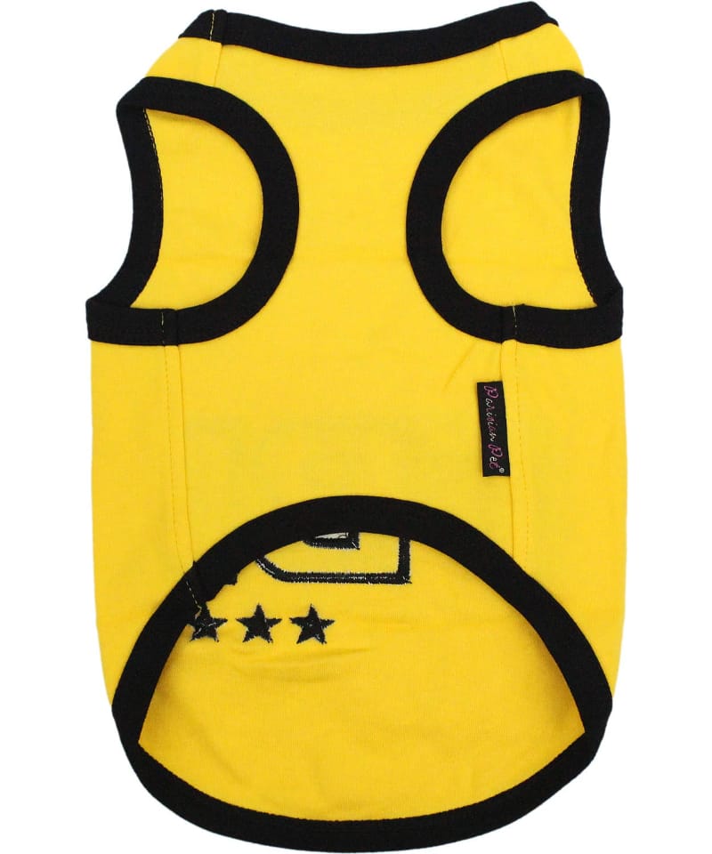 Parisian Pet® Tee's FBI Yellow Funny Costume Dog T-Shirt