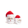 fabdog dog toys SM Christmas Santa Ball Plush Holiday Dog Toy - 2 Sizes