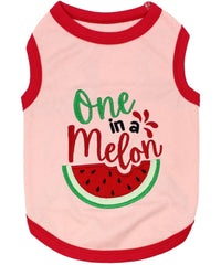 Parisian Pet® Tee's XXS One in a Melon Pink Dog T-Shirt