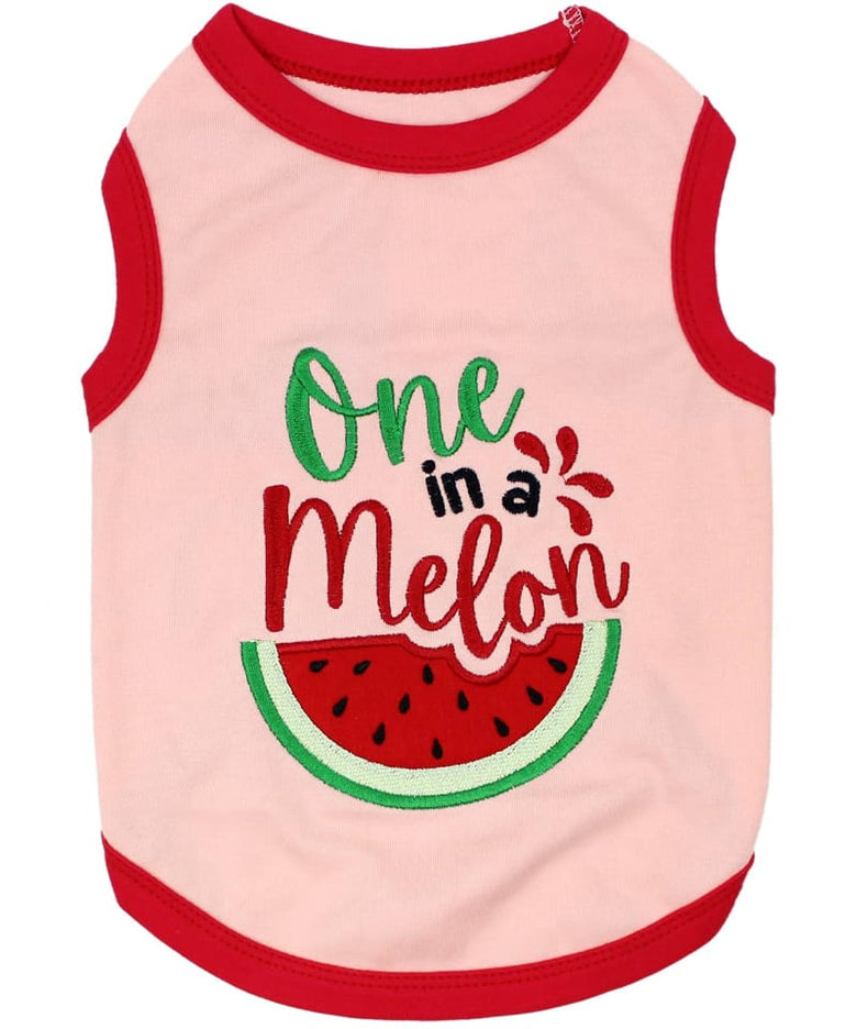 Parisian Pet® Tee's XXS One in a Melon Pink Dog T-Shirt