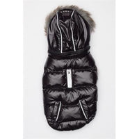 Barker's Bowtique Jackets-Coats XL Elite Reflective Black Pet Coat - Only Available in Size XL
