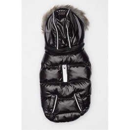 Barker's Bowtique Jackets-Coats XL Elite Reflective Black Pet Coat - Only Available in Size XL