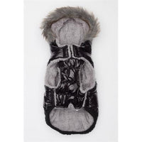 Barker's Bowtique Jackets-Coats XL Elite Reflective Black Pet Coat - Only Available in Size XL