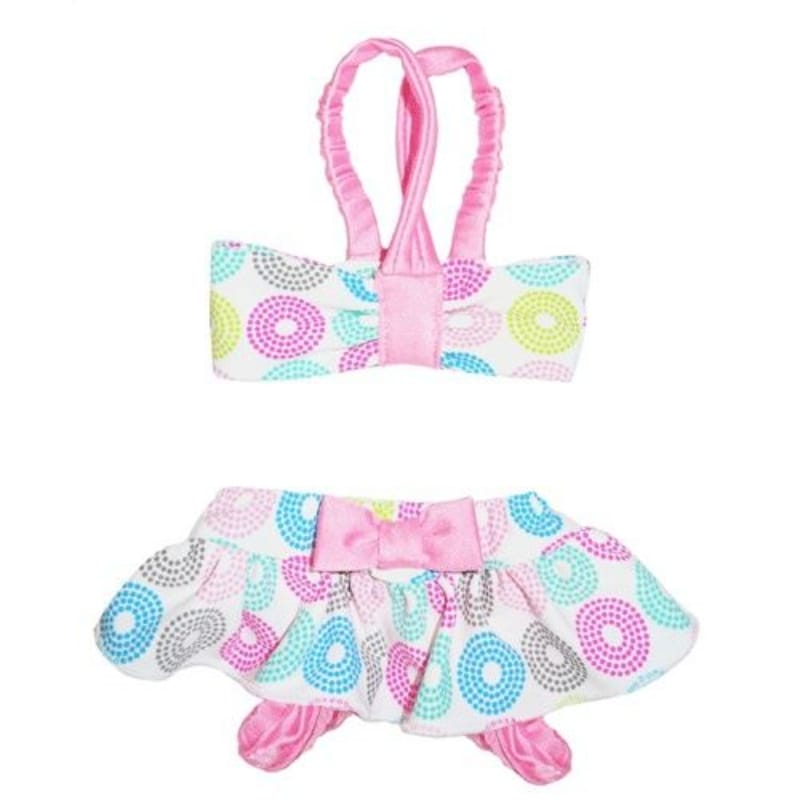 Pooch Outfitters Swimwear XXS Barbados Colorful Pastel Print Dog Bikini - 2 Piece