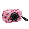 SASSY WOOF Waste Bag Dispenser Mon Cherry (Fruits) Pink Dog Waste Bag Holder