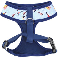 Parisian Pet® Harnesses Sailboats Freedom Ocean Blue Dog Harness
