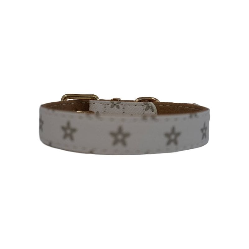 BARK by DOG Collars Tropez White Luxury Pet Collar