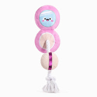 Hugsmart Products Inc Dog Toys Makeup Collection Cushion Foundation Plush Squeaky Rope Dog Toy