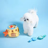 Hugsmart Products Inc dog toys Beach Daze  Sand Castle Interactive Plush Dog Toy Set - 4 Pc