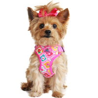 Doggie Design Harnesses Wrap & Snap Maui Pink Choke Free Dog Harness