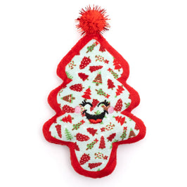 Christmas Holiday Tree Plush Cat Toy