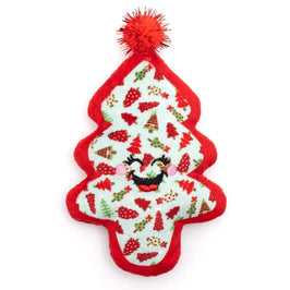The Worthy Dog Cat Toys Christmas Holiday Tree Plush Cat Toy