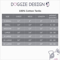 Doggie Design Tee's Conversation Hearts Valentines Raspberry Sorbet Dog Shirt