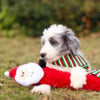 Zippypaws dog toys Jigglerz Santa Dog Toy