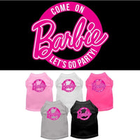 Mirage Pet Products dog apparel Come on Brbie Let's Go Party Dog Tee!