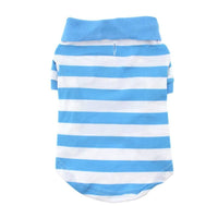 Doggie Design, Inc Collared Shirts Colored Striped 100% Cotton Dog Polo Shirts - 3 Colors