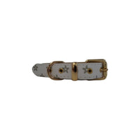 BARK by DOG Collars Tropez White Luxury Pet Collar