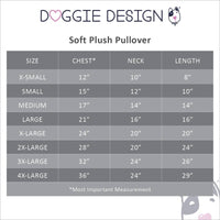 Doggie Design SWEATERS Burgundy Soft Plush Warm Dog Pullover