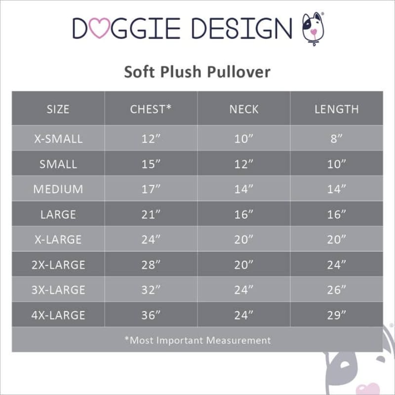 Doggie Design SWEATERS Lavender Soft Warm Plush Dog Pullover