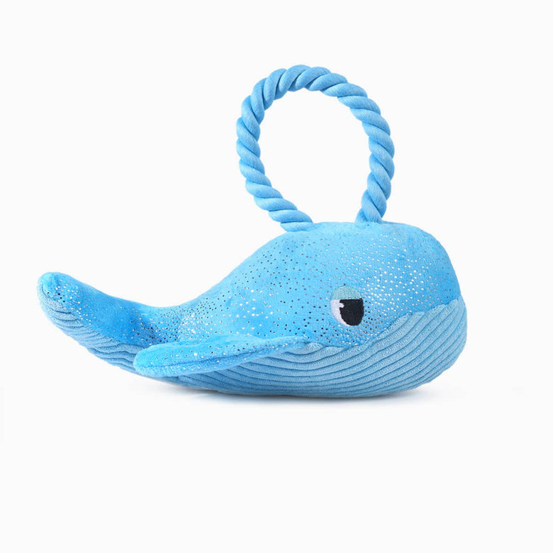 Hugsmart Products Inc Hugsmart Products Inc - HugSmart Pet - Ocean Pals  | Whale - Dog Rope Toy