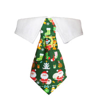 Pooch Outfitters Bow Tie XXS/XS Christmas Holiday Celebration Forest Green Dog Shirt Tie Collar