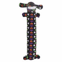Multipet dog toys Halloween Themed Black Plush Squeaky Loofa Dog Toy - 12”