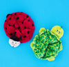 Betsey the Ladybug Squeakie Crawlers Plush Spring Dog Toy