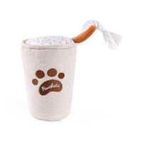 ZippyPaws dog toys NomNomz Horchata Canvas and Rope Tug Plush Pet Toy