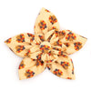 The Worthy Dog Bow Tie SM Fall Season Gobble Gobble Flower Pet Collar Attachment - 2 Sizes