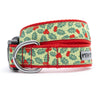 Christmas Holly Red / Green Festive Holiday Dog Collar