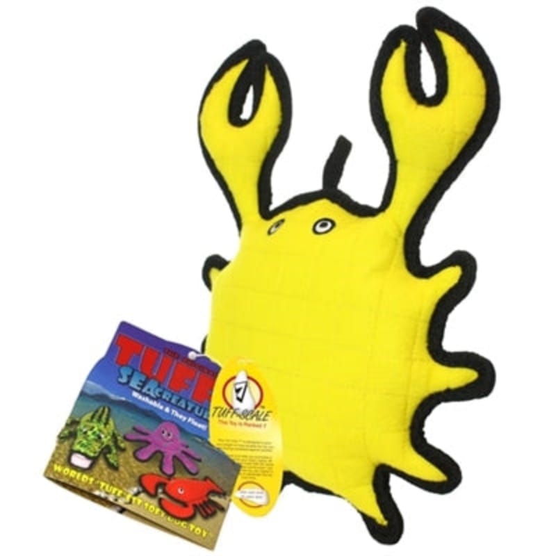 VIP Products/Tuffy dog toys Tuffy Ocean Creatures Series Yellow King Crab Durable Tough Dog Toy
