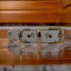 BARK by DOG Collars Tropez White Luxury Pet Collar