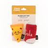ZippyClaws Cat Toys NomNomz Pizza and Cola Cat Toy Set - 2 Pc