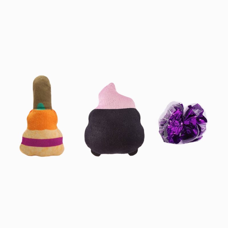 Hugsmart Products Inc dog toys Spooky Cats Witch's Brew Cat Toy Set - 3 Pc