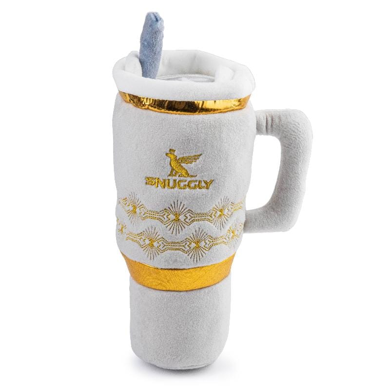 Haute Diggity Dog dog toys Ivry Holiday Snuggly Cup Plush Dog Toy - 3 Colors