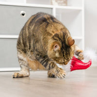 Huxley & Kent Cat Toys Holiday Santa Hat & Sweet Thing Cat Toy Set - 2 Pk